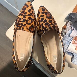 Leopard Print Women's Loafers